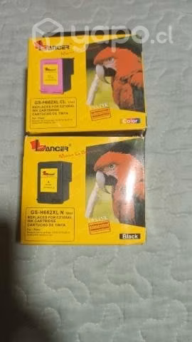 Tinta HP662 XL negro y color