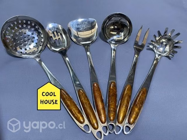 Utensilios de cocina, se paga cuando se recibe