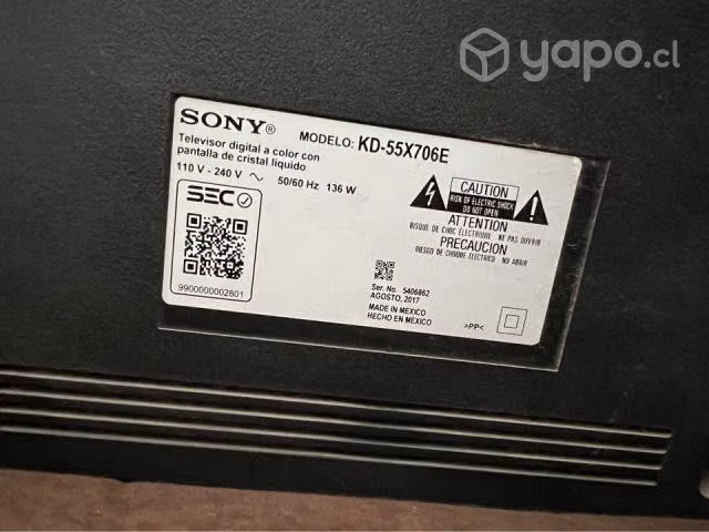 Sony Smart Tv 55'' 4K Ultra Hd