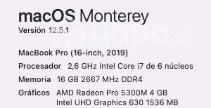 MacBook Pro 16 pulgadas - Imagen 3