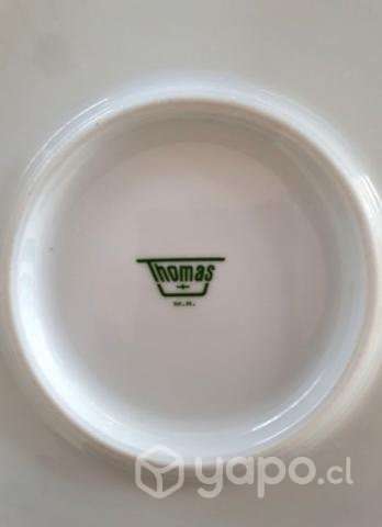 Thomas, Vajilla Antigua, Filete Plata, Impecable - Imagen 2