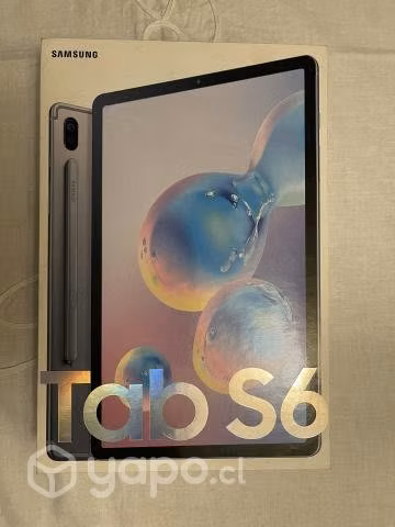 Galaxy tab s6 con teclado y lapiz