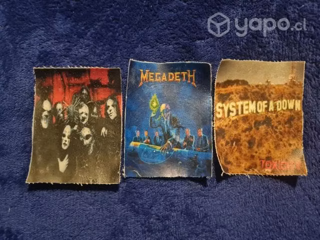 Parches de bandas de rock y metal
