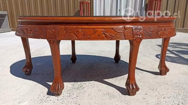 Mesa de Centro Tailandesa madera cedro tallada