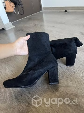 Botines de gamuza