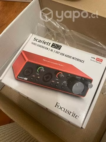 Interfaz Scarlett 2i2 Focusrite