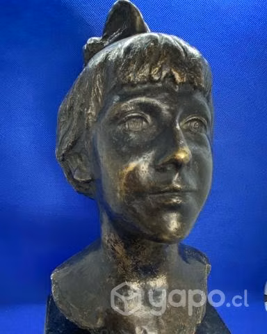 Antiguo Bronce Chile Virginio Arias firmado PROVID