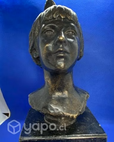 Antiguo Bronce Chile Virginio Arias firmado PROVID