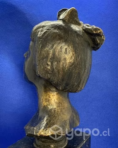 Antiguo Bronce Chile Virginio Arias firmado PROVID
