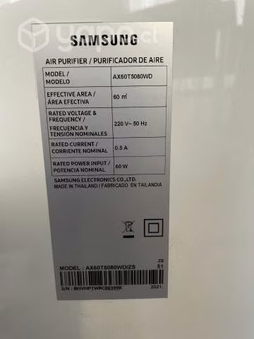 Purificador de aire Samsung AX60T5080WD