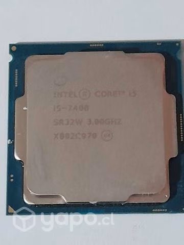 Es un es un. intel core i5-7400 sr32w 3.00ghz x802