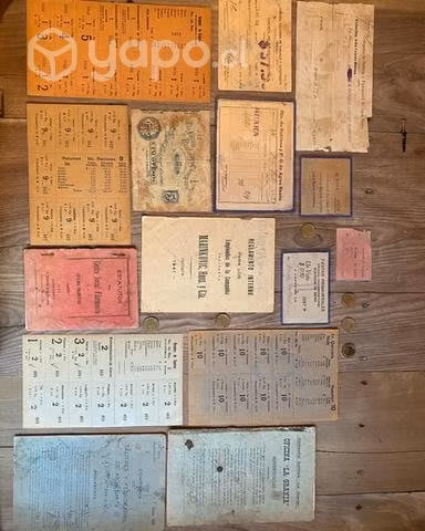 Antiguos reglamentos y papelería Salitreras Chile