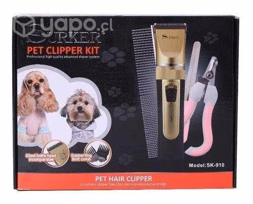 Set Peluquería Canina Maquina Cortar Pelo Mascotas