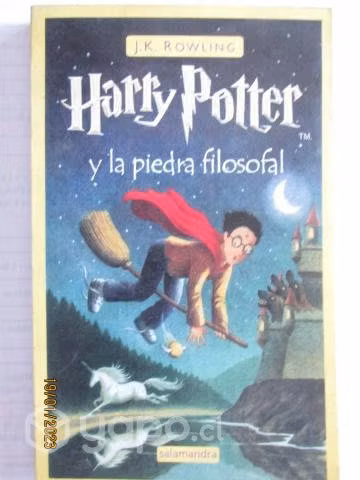 5 tomos de Harry Potter