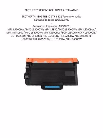 Toner alternativo brother tn880-3479