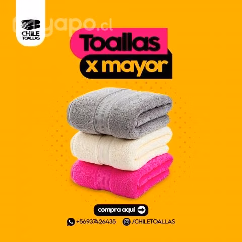 Toallas 100% algodón al por mayor