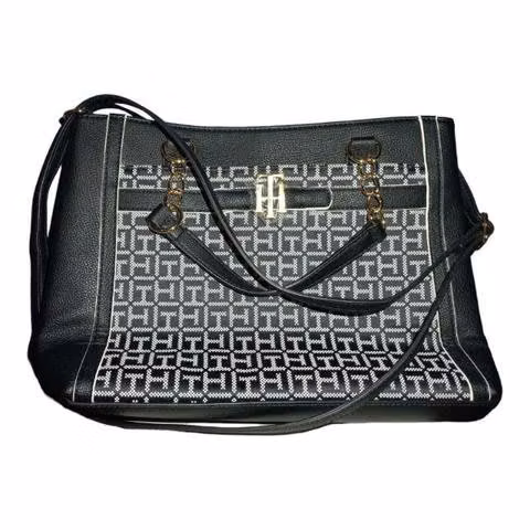 Bolso tote negro de marca