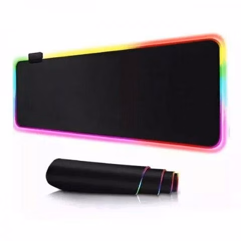 Mouse Pad Gamer Antideslizante Luz Led Xl Excelent