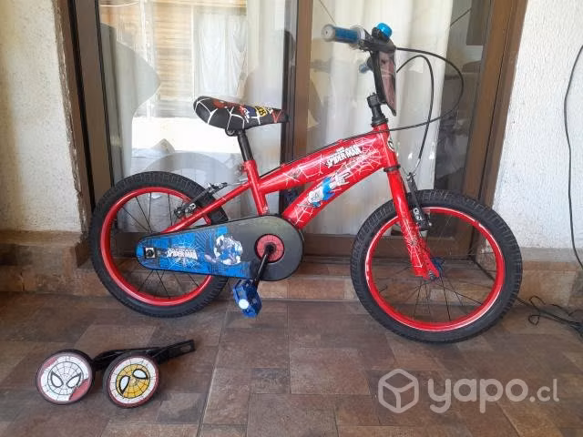 bicicleta Lahsen Spiderman aro 16 - Imagen 3