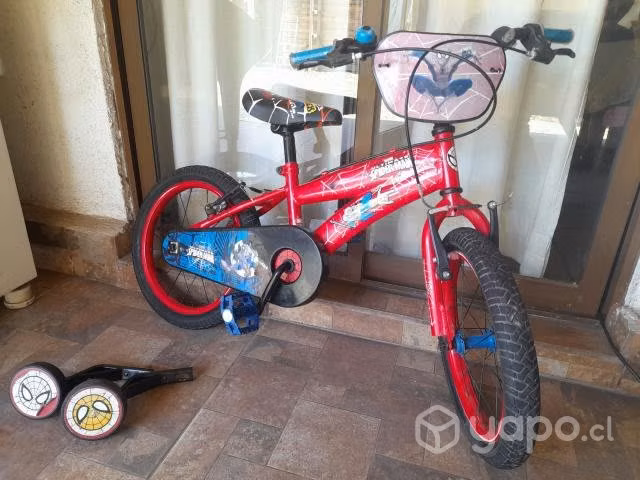 bicicleta Lahsen Spiderman aro 16 - Imagen 2