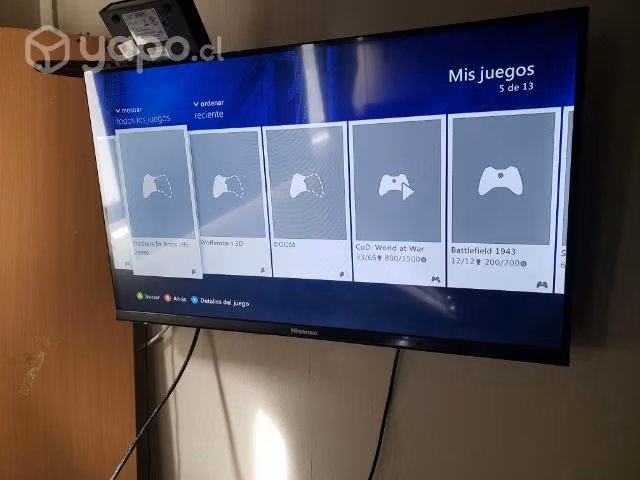 Xbox 360, 2 mandos y 18 juegos