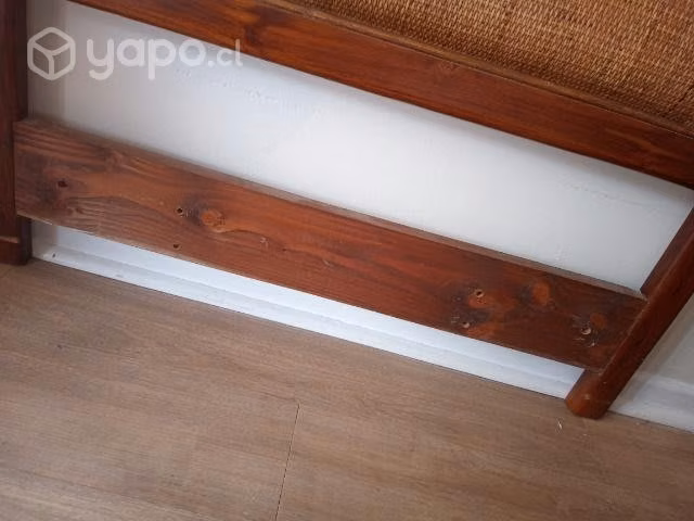 Respaldo de cama 1 plazade madera