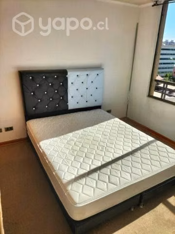 Cama americana 2 plaza con respaldo