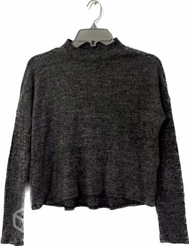 Polera Corta Marca H&m Talla Xs/s Gris