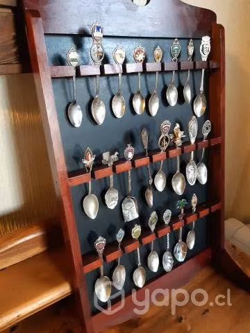 Colección de cucharas diferentes países