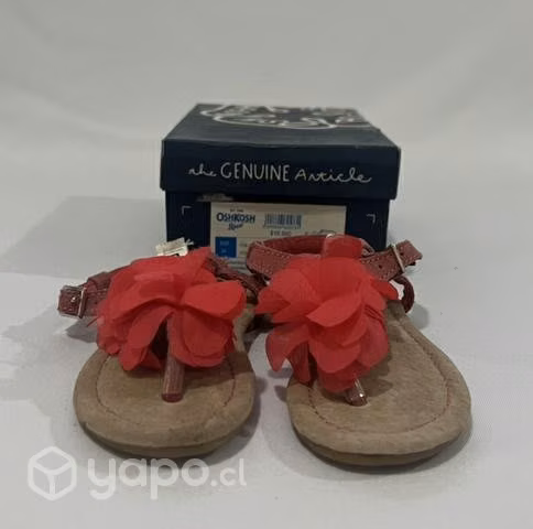 Chala 100% Cuero Marca Oshkosh N*22 Coral