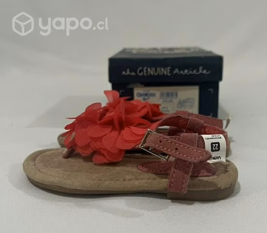 Chala 100% Cuero Marca Oshkosh N*22 Coral