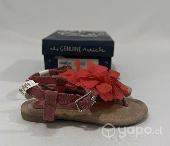 Chala 100% Cuero Marca Oshkosh N*22 Coral