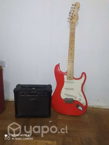 Guitarra eléctrica + amplificador
