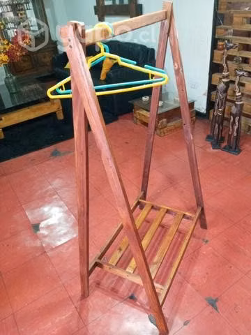 Colgadores, perchas, de madera mueble rustico - Imagen 2