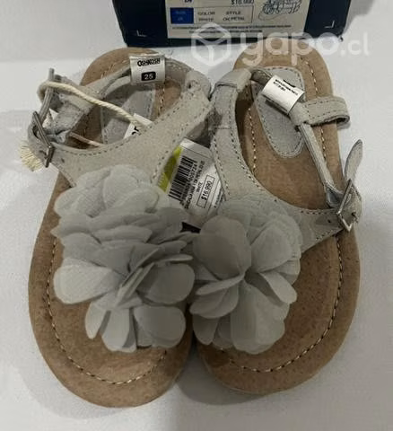 Chala 100% Cuero Marca Oshkosh N*25 Gris - Imagen 3