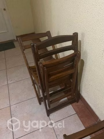 Sillas pegables (terraza)