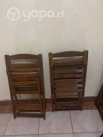 Sillas pegables (terraza)