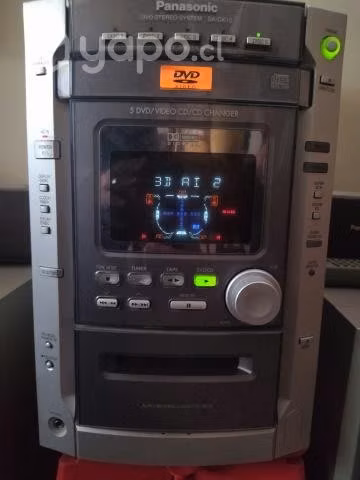 Sistema Hometheater 5.1 cambiador para 5 dvd, cd,