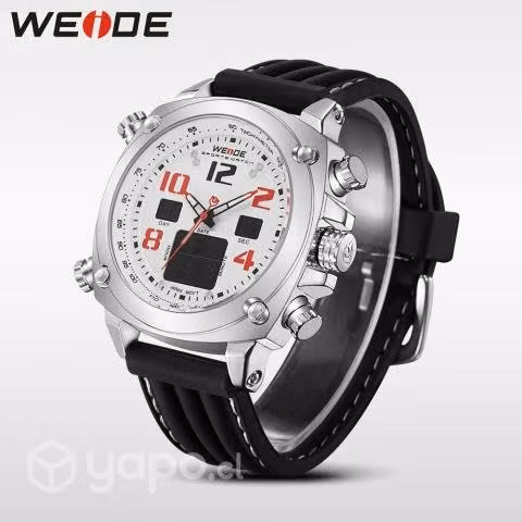 Reloj Weide, pulsera deportivo militar dual hora