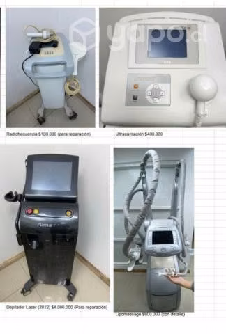 Equipos estéticos usados