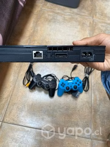 Play station 2 original con 2 mandos y juegos