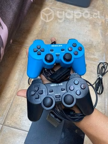 Play station 2 original con 2 mandos y juegos