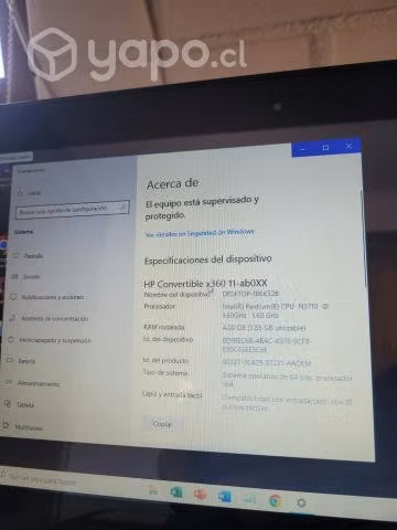Notebook Hp x360