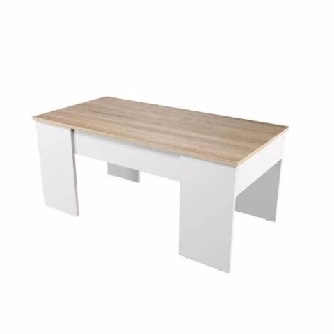 Mesa Centro Multifuncional Madera Natural