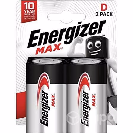 Pilas tipo d enegizer