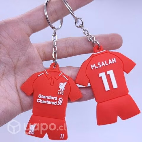 Llaveros del fútbol de forma de camisetas