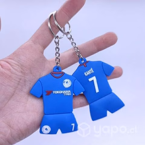 Llaveros del fútbol de forma de camisetas