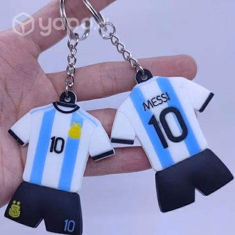 Llaveros del fútbol de forma de camisetas