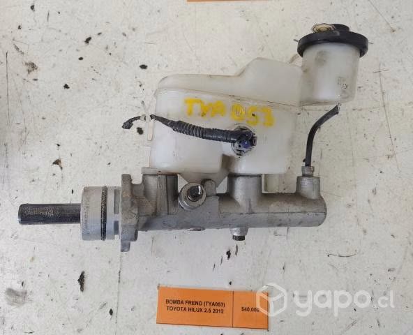 Bomba Freno (TYA053) Toyota Hilux 2.5 2012