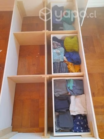 Cama de 1 plaza con cajones - Imagen 2